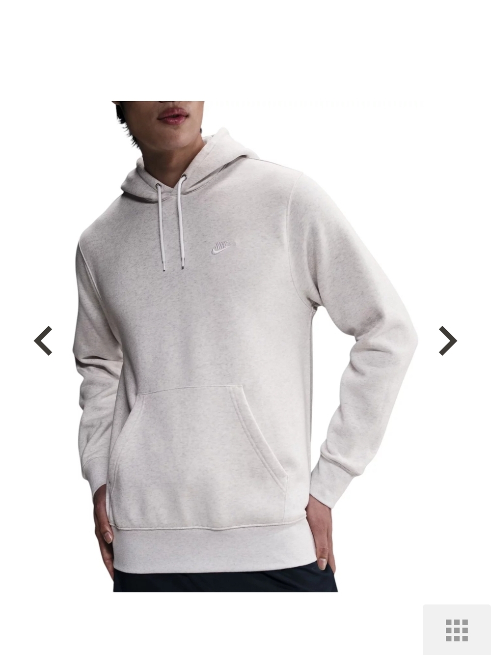 Nike Men's Club Fleecr Hoodie  with Embroidered Logo Large